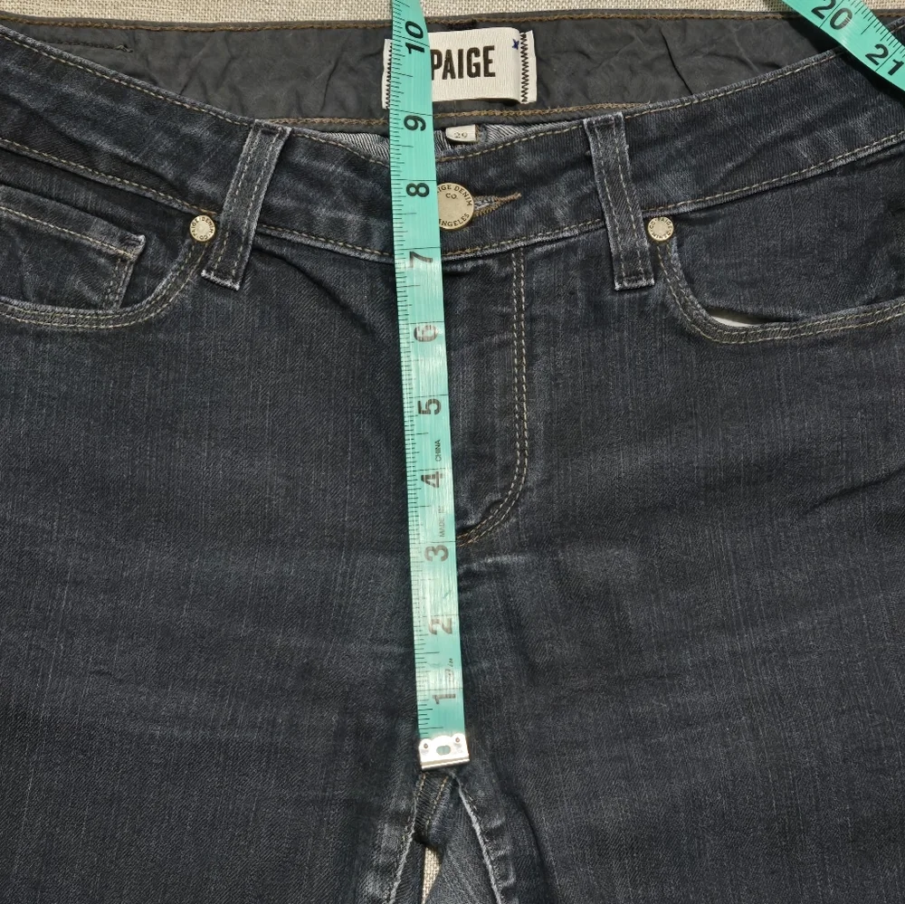 PAIGE Skyline Skinny Dark Blue Jeans Size 29